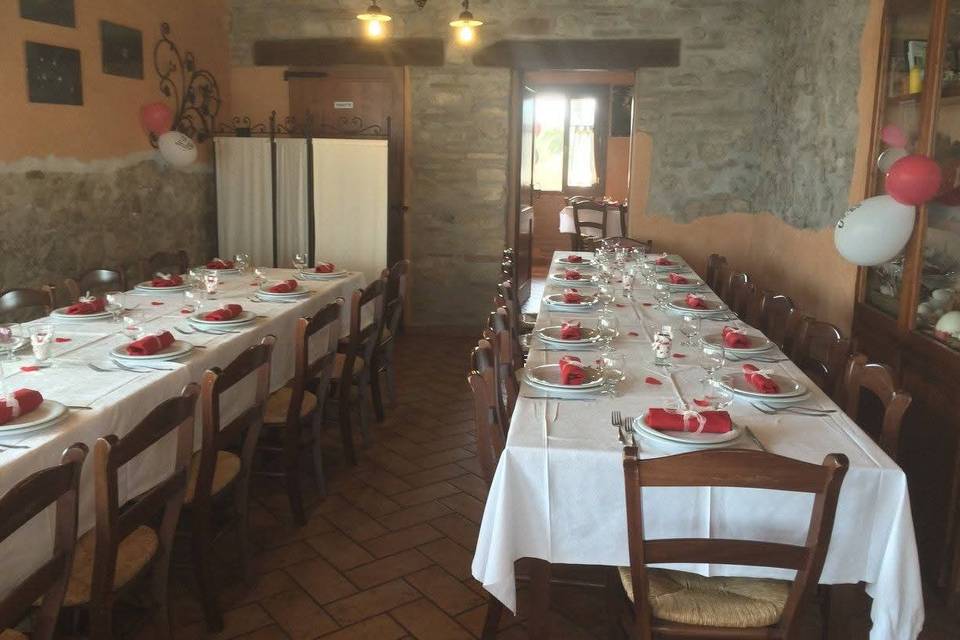 Tavoli allestiti