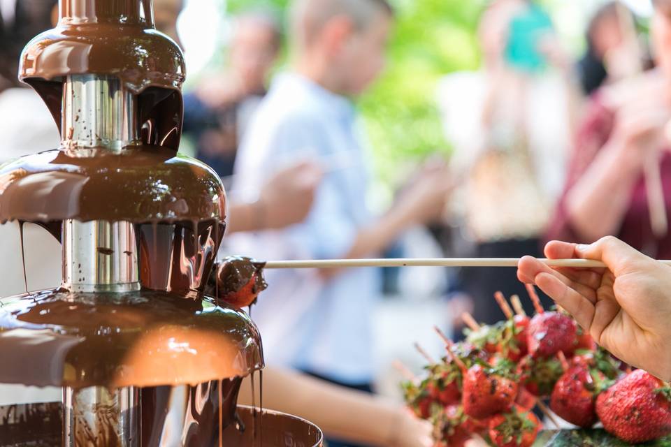 La fontana di cioccolato