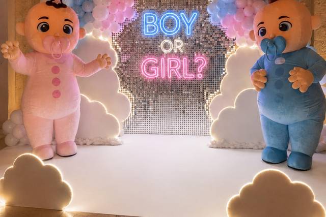 Allestimento Gender Reveal