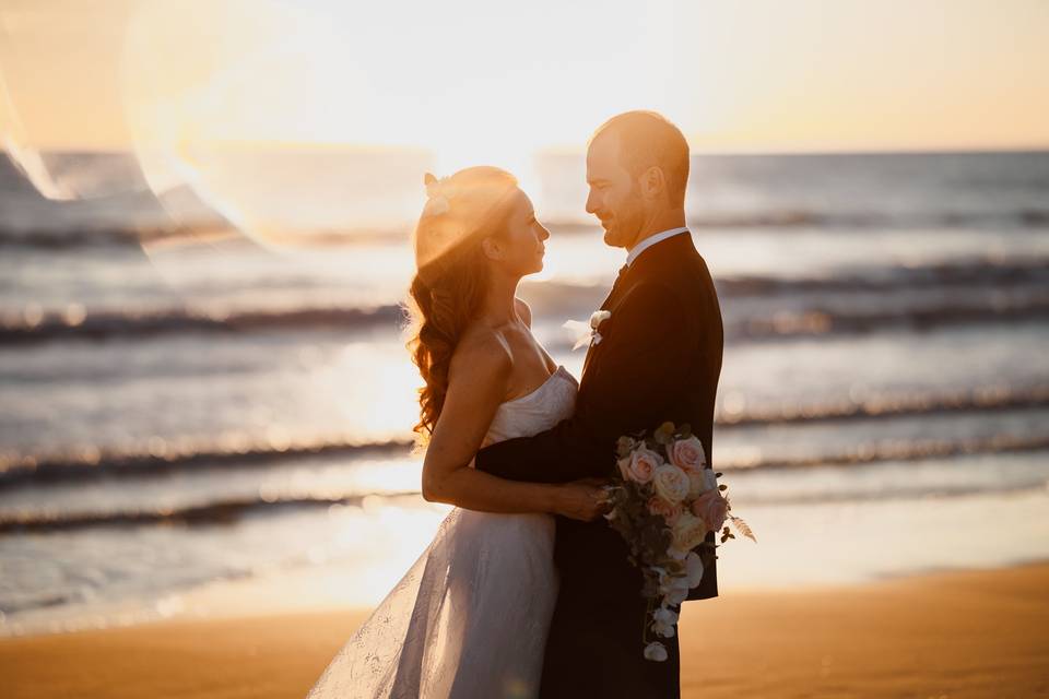 Sposi in spiaggia