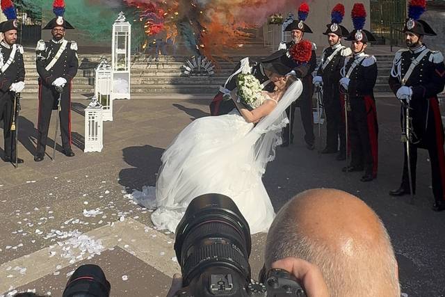 Sbruffi colorati ventaglio