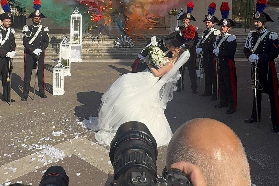 Sbruffi colorati ventaglio