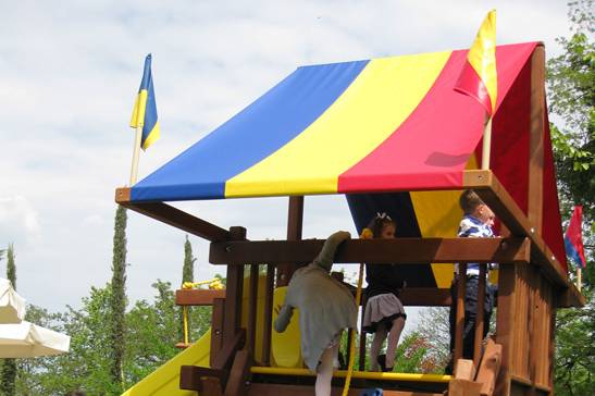 Romantico gazebo nel parco