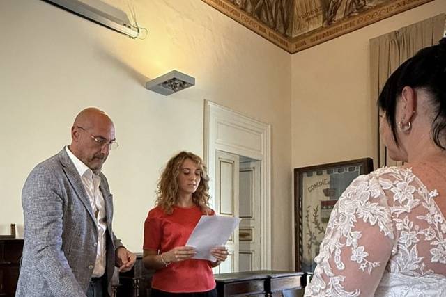 Matrimonio coppia inglese