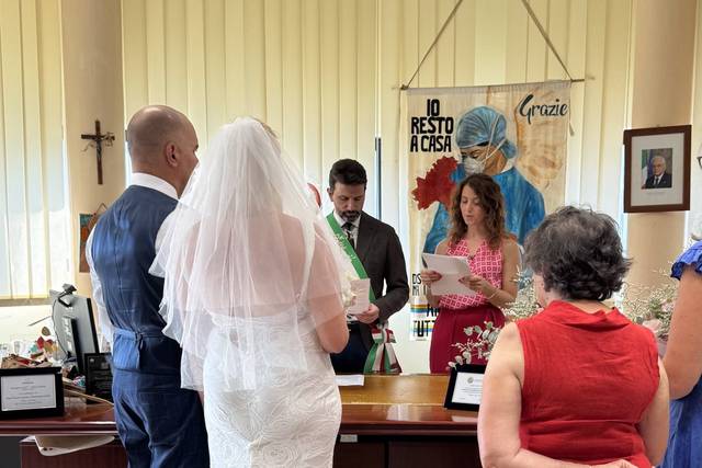 Matrimonio coppia americana