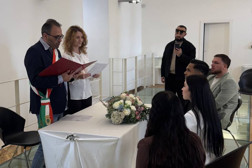 Matrimonio coppia brasiliana