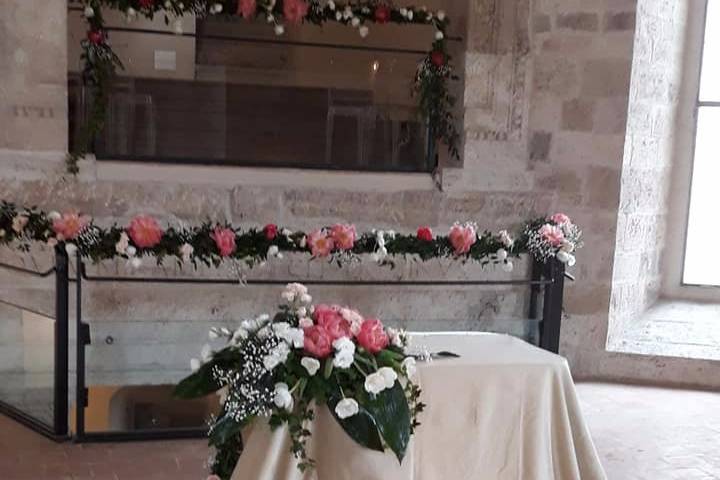 Wedding civile con peonie