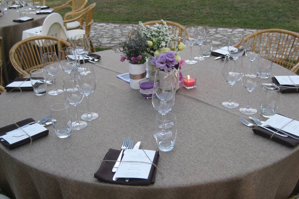 Il tavolo degli invitati