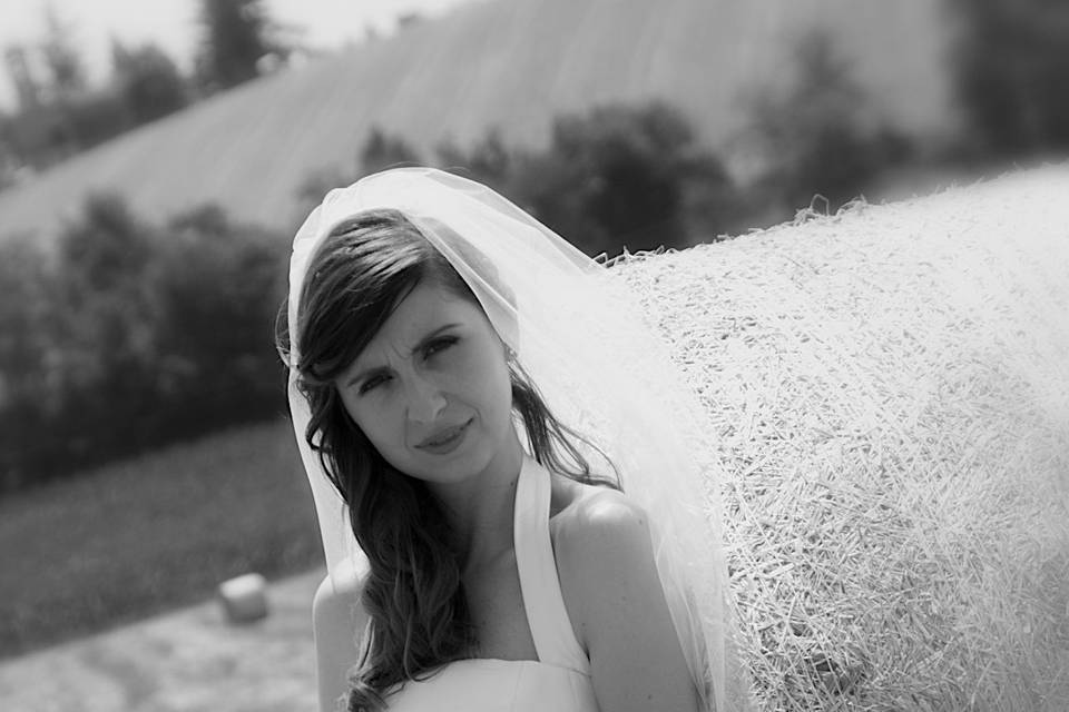 Bianco e nero in posa