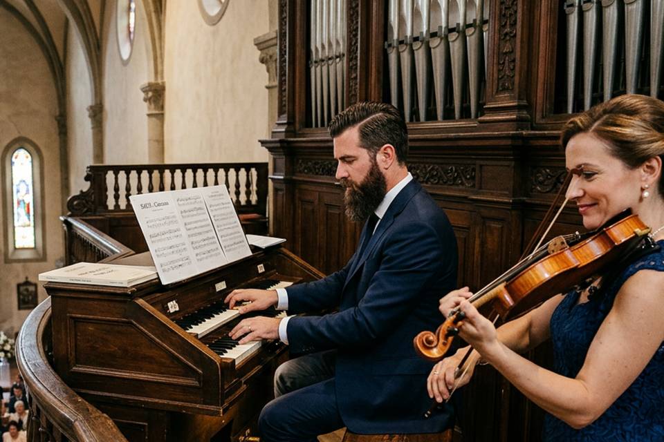 Violinista e organista