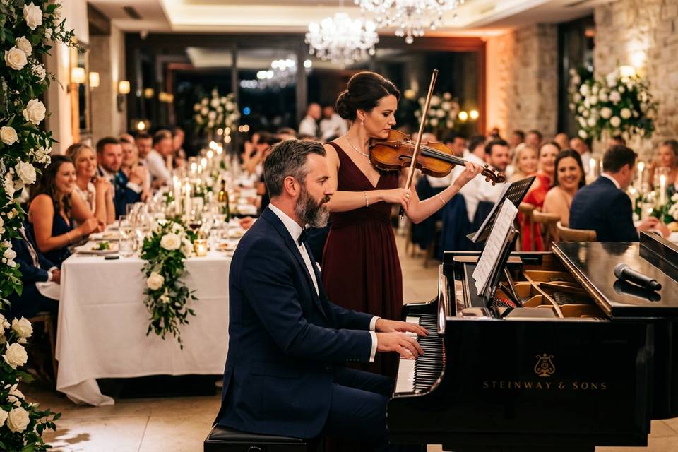 Pianista e violinista