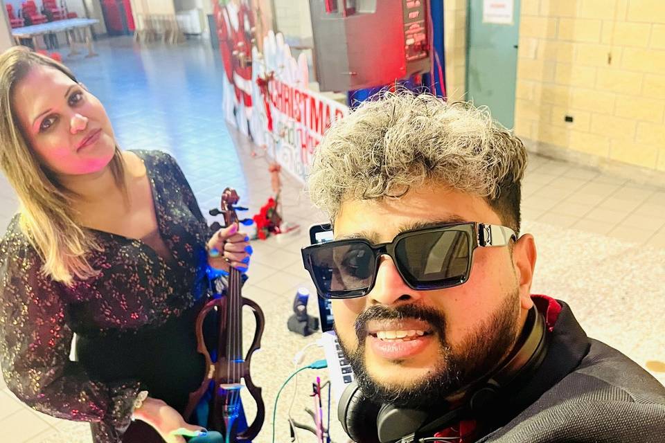 Duo violinista e Dj