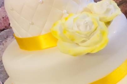 Wedding bianco e giallo sole