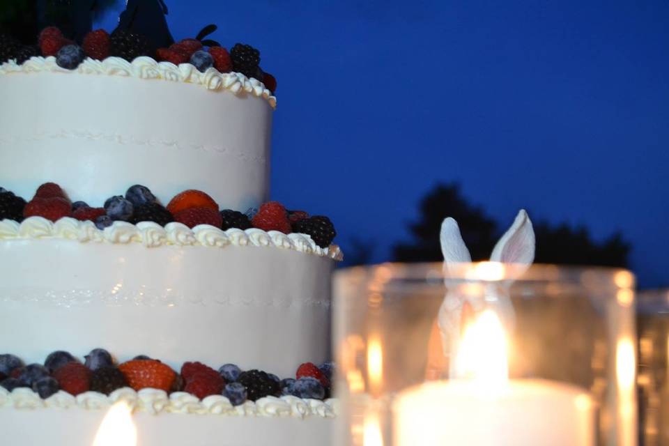 Vegan wedding cake