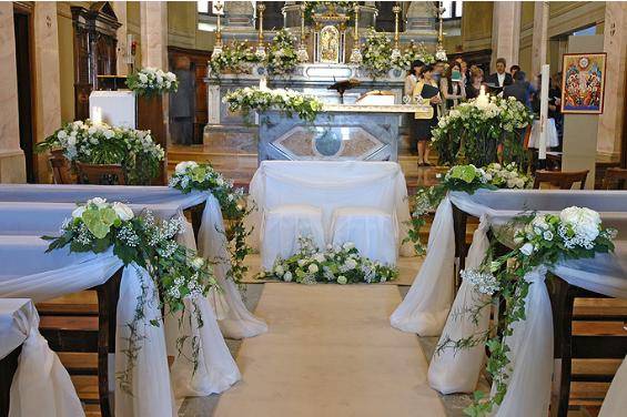 Allestimento chiesa