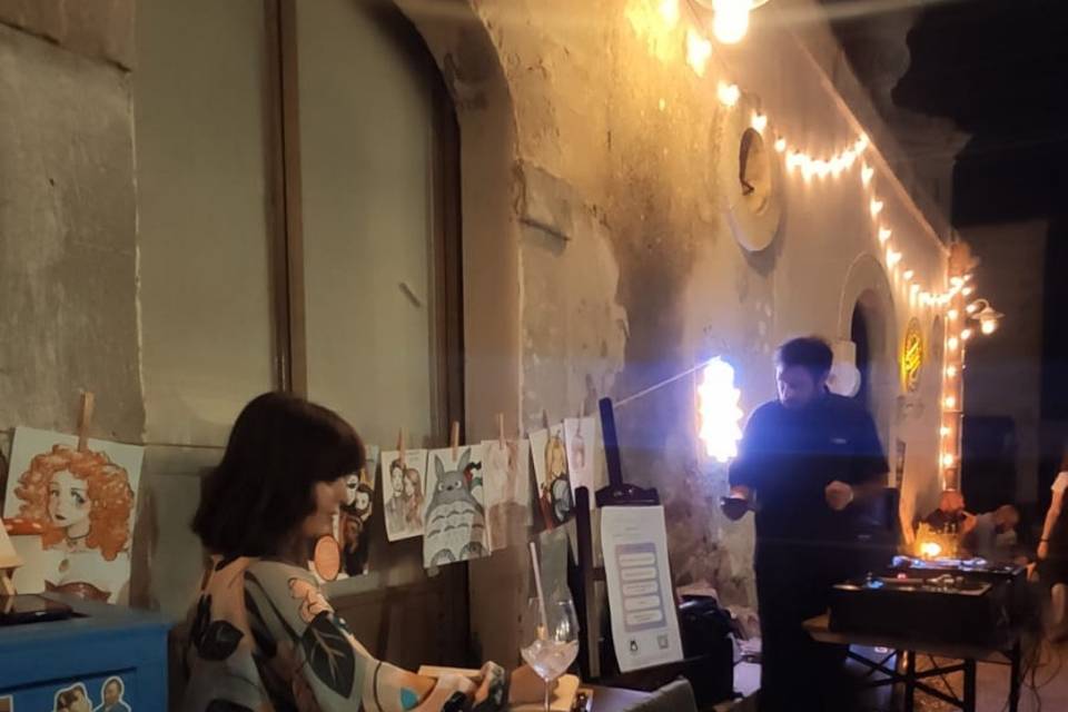 Ritrattista all'opera