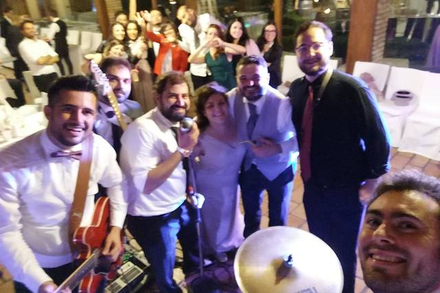 Foto finale con gli sposi