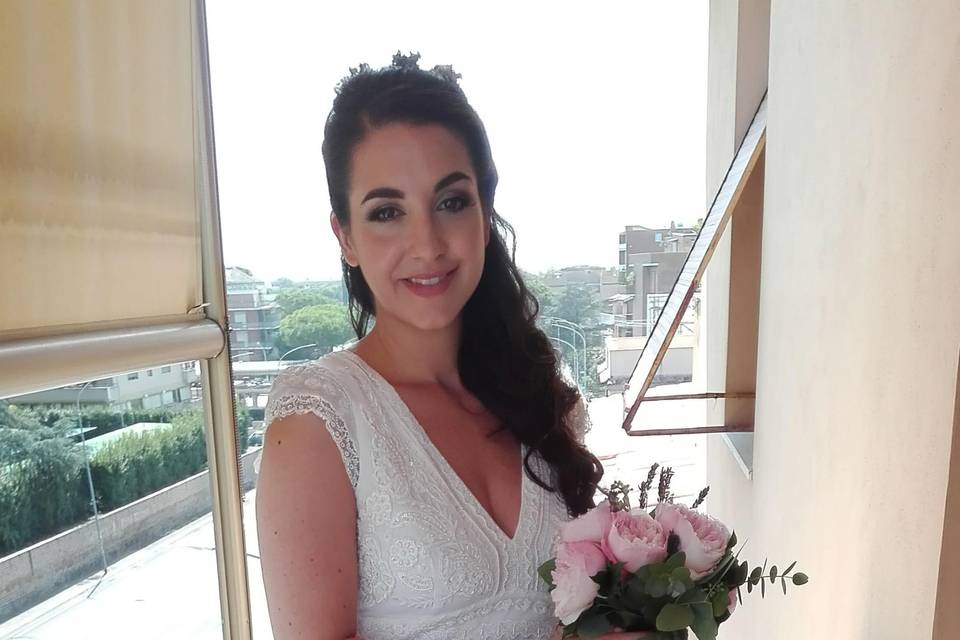 Makeup e acconciatura sposa