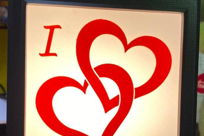Lampada I love you