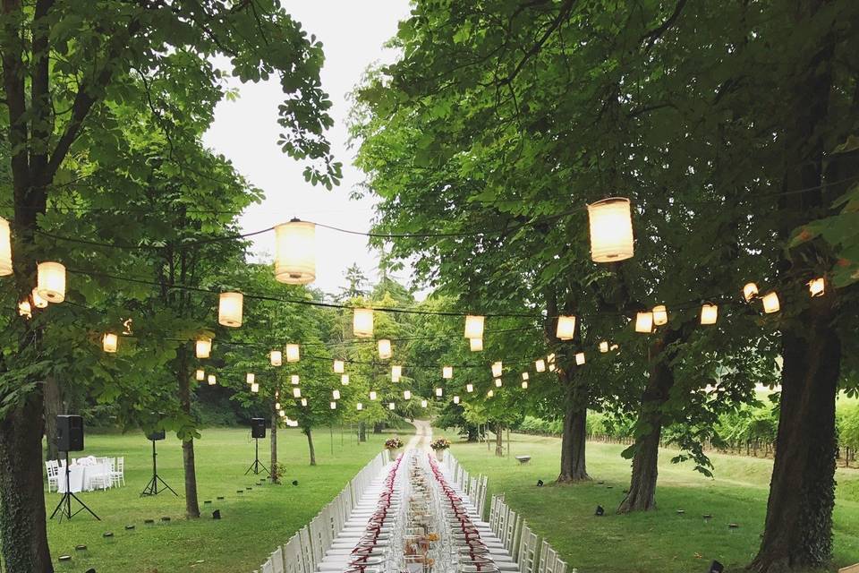 Cena nel parco