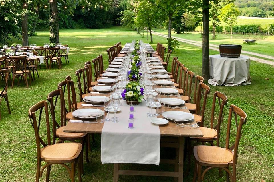 Cena nel parco