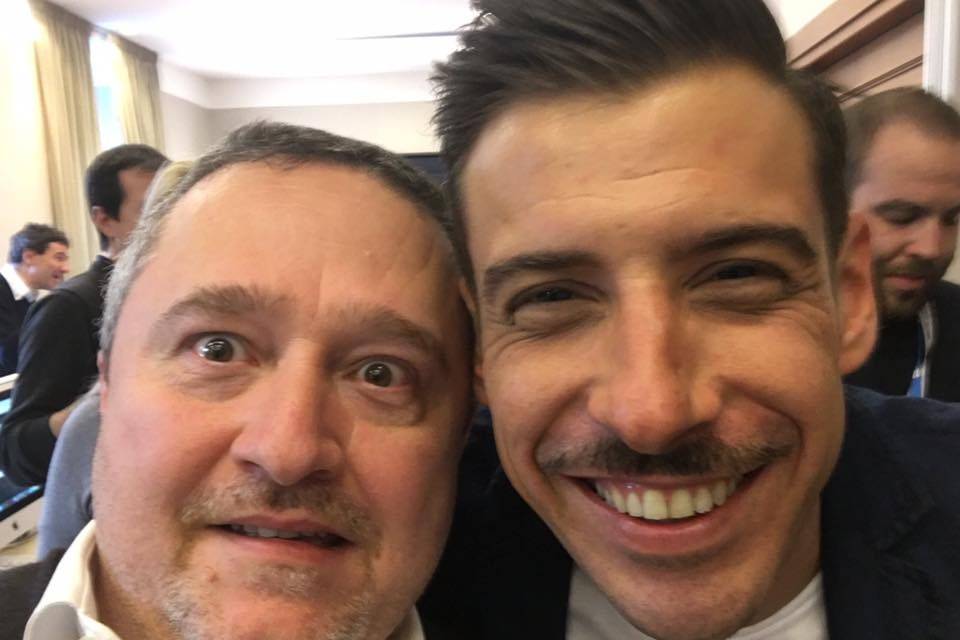 Con Francesco Gabbani