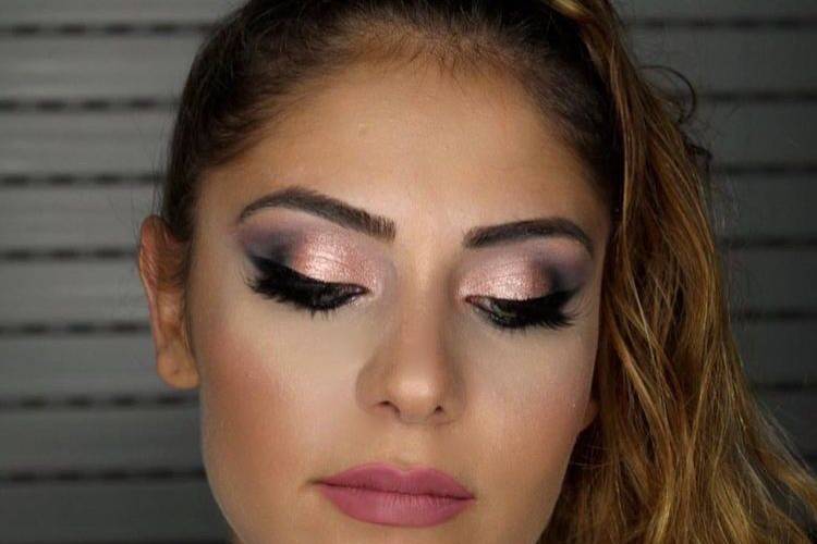 Glamour make-up