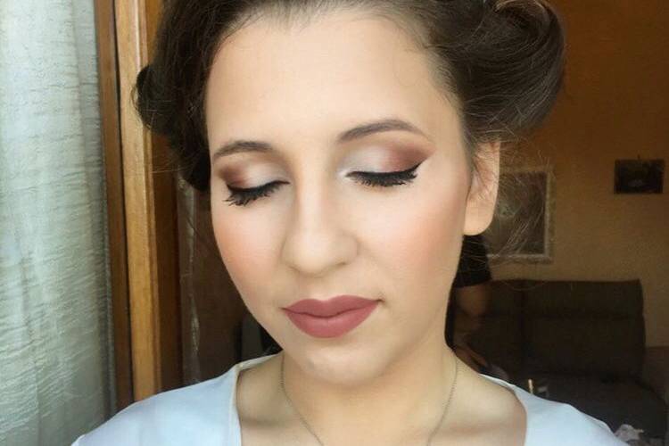 Make-up sposa toni nude