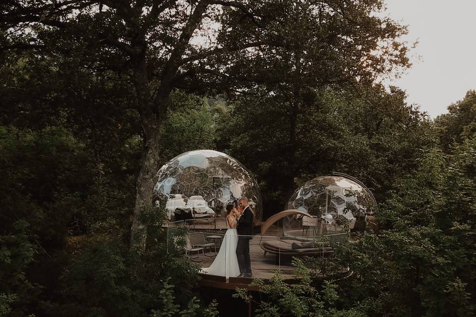 Tuscany wedding tree house