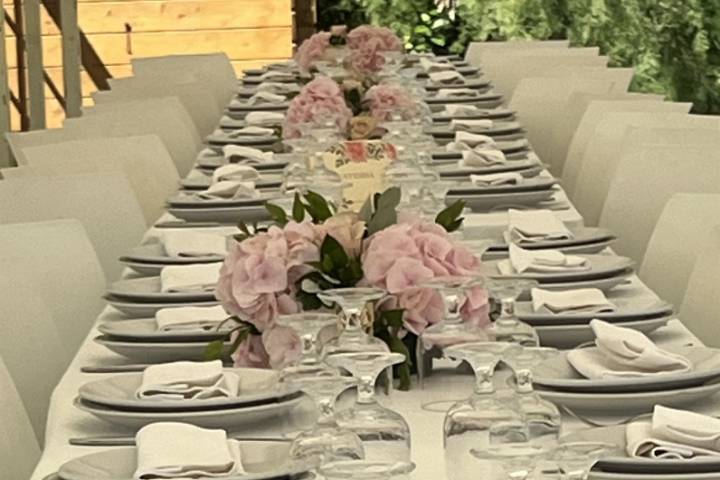 Allestimento tavolo
