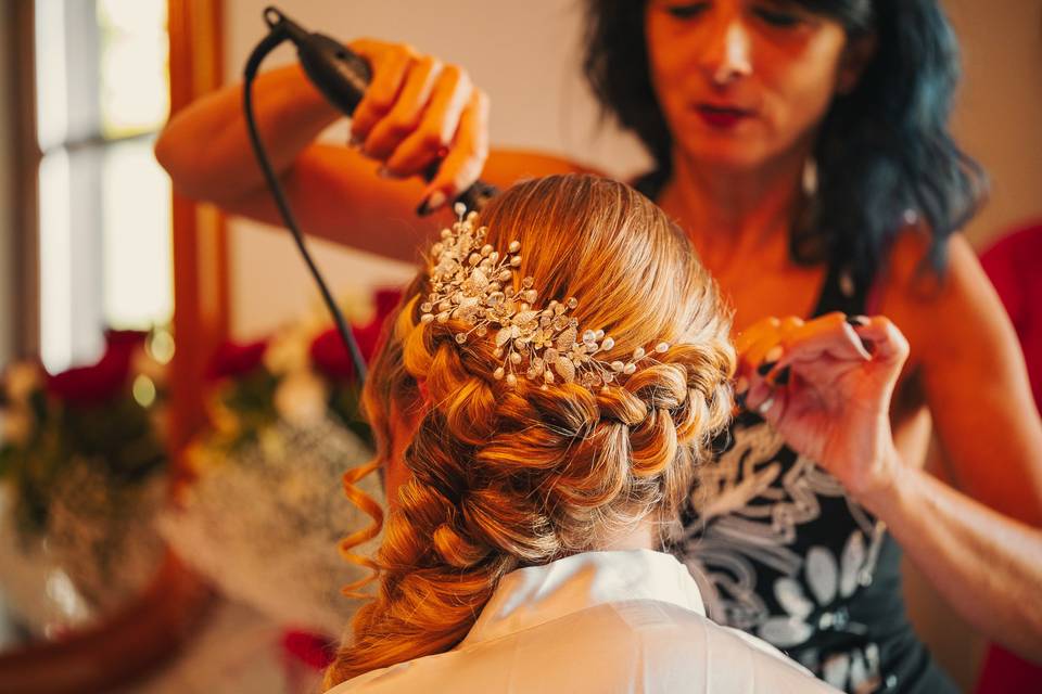 Gioconda Wedding Hair and Make-up