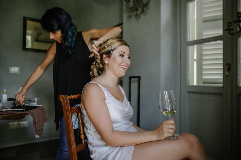 Gioconda Wedding Hair and Make-up