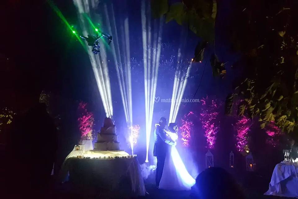 Illuminazione matrimonio