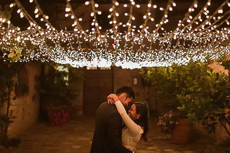 Illuminazione matrimonio