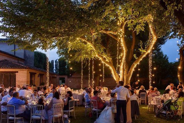 Illuminazione matrimonio