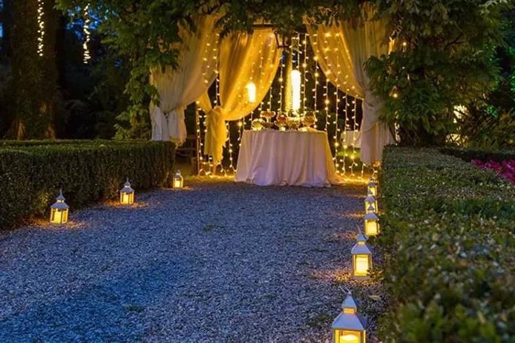 Illuminazione matrimonio