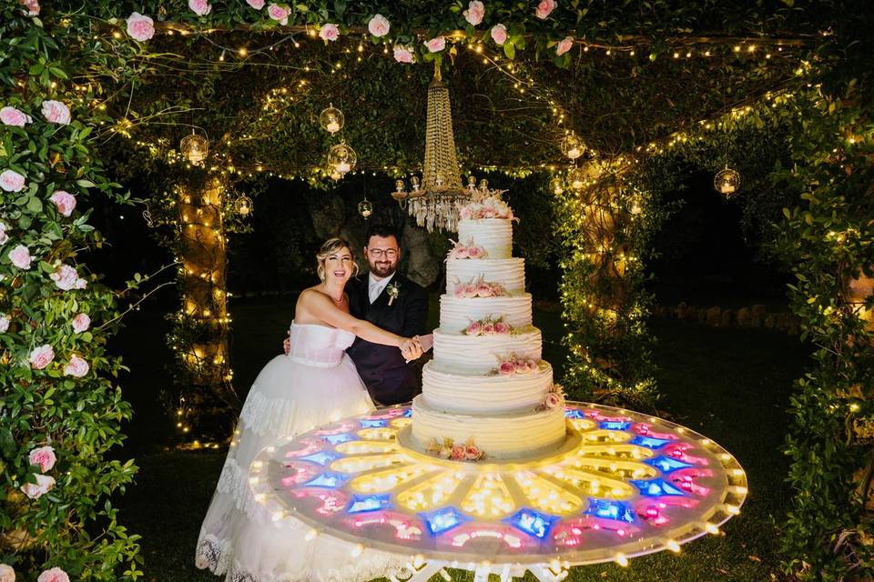 Illuminazione matrimonio