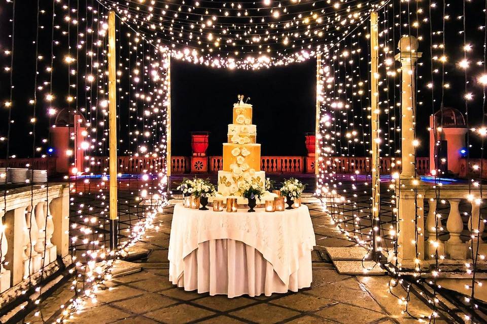 Illuminazione matrimonio