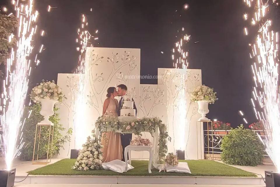 Illuminazione matrimonio