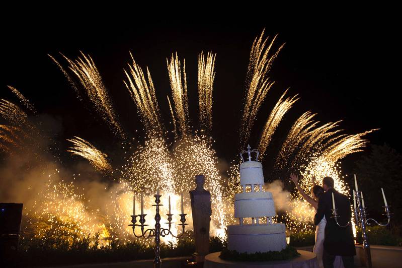 Illuminazione matrimonio