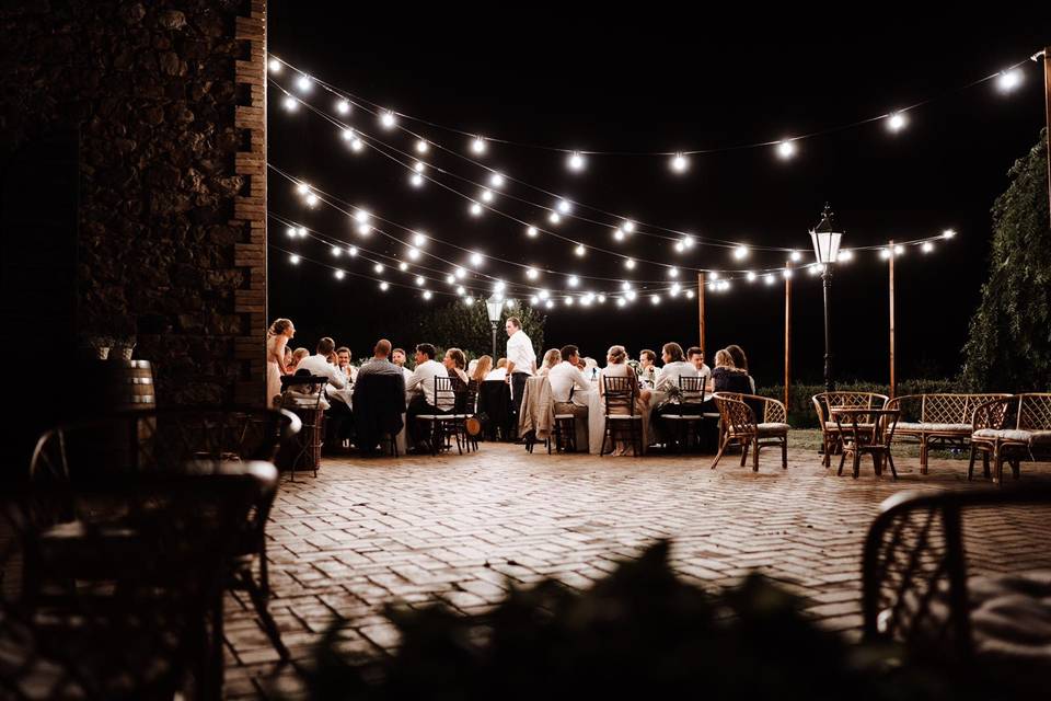 Illuminazione matrimonio