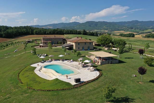 Veduta aerea della Tenuta