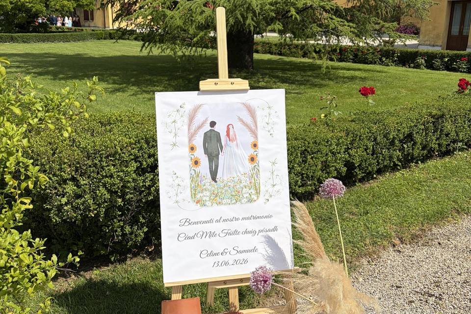 Cartello benvenuto