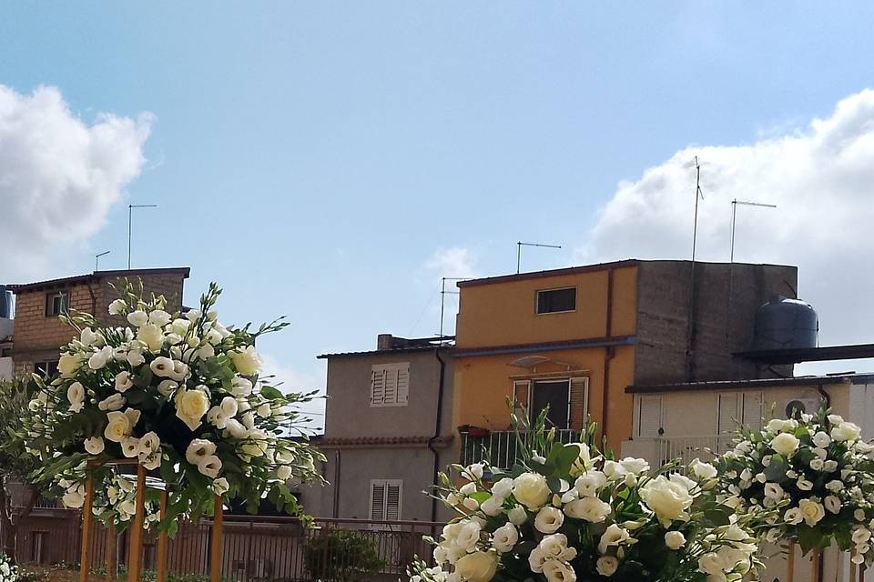 Composizione scalino chiesa