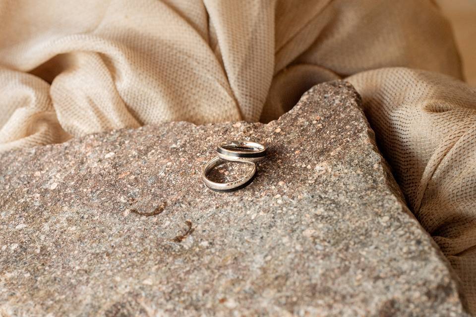 Detail_placcato nero Anello Argento