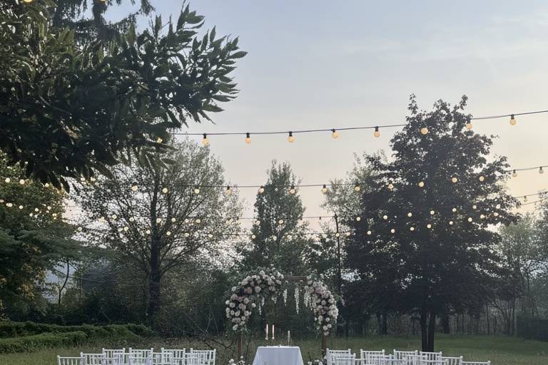 Cerimonia nel parco
