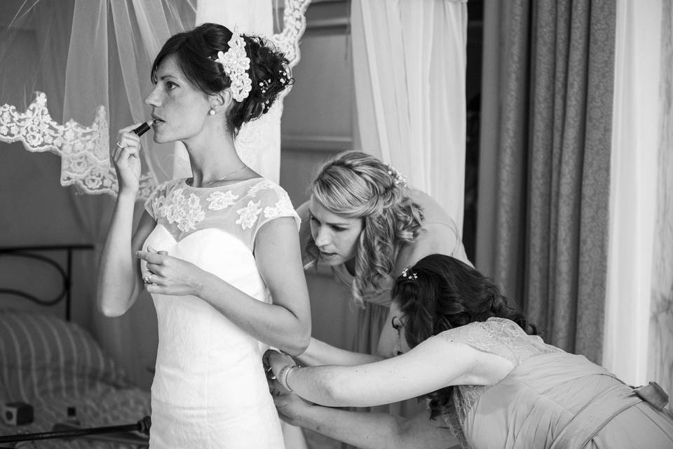 Preparazione sposa