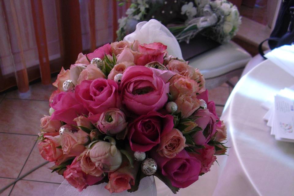 Bouquet romantico rosa