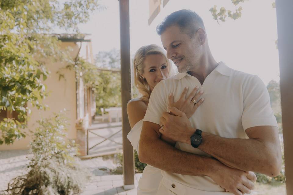 James e jen in toscana