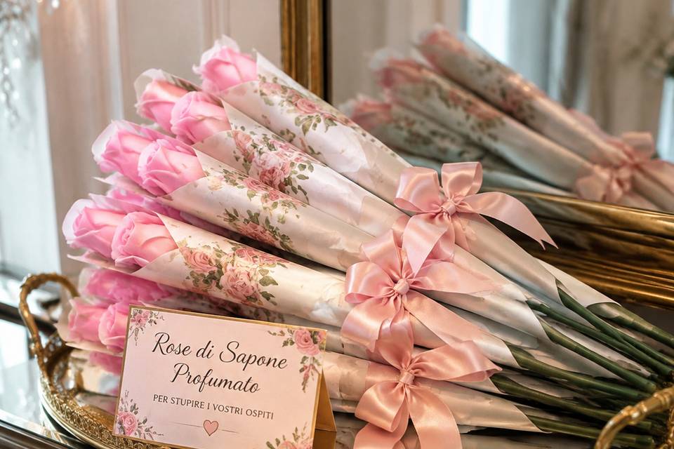 Rose di sapone profumate